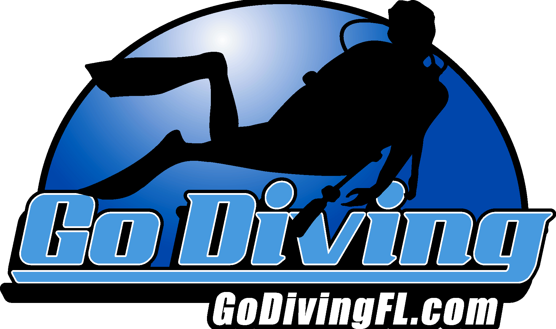 Go Diving FL Logo Vector Logo